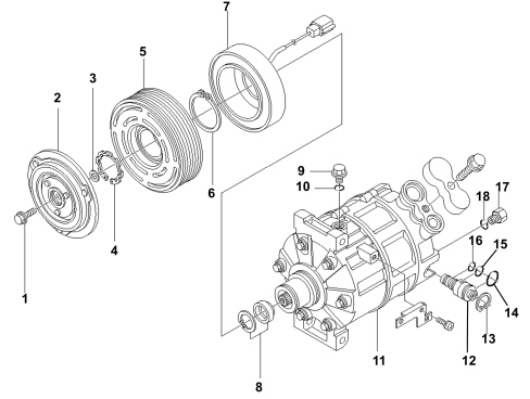 AIR CONDITIONING CASING AND COMPONENTS