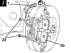 FRONT BRAKE PADS - REPLACE