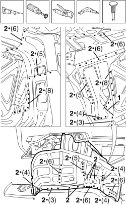 R.R. REAR INNER WHEEL ARCH
