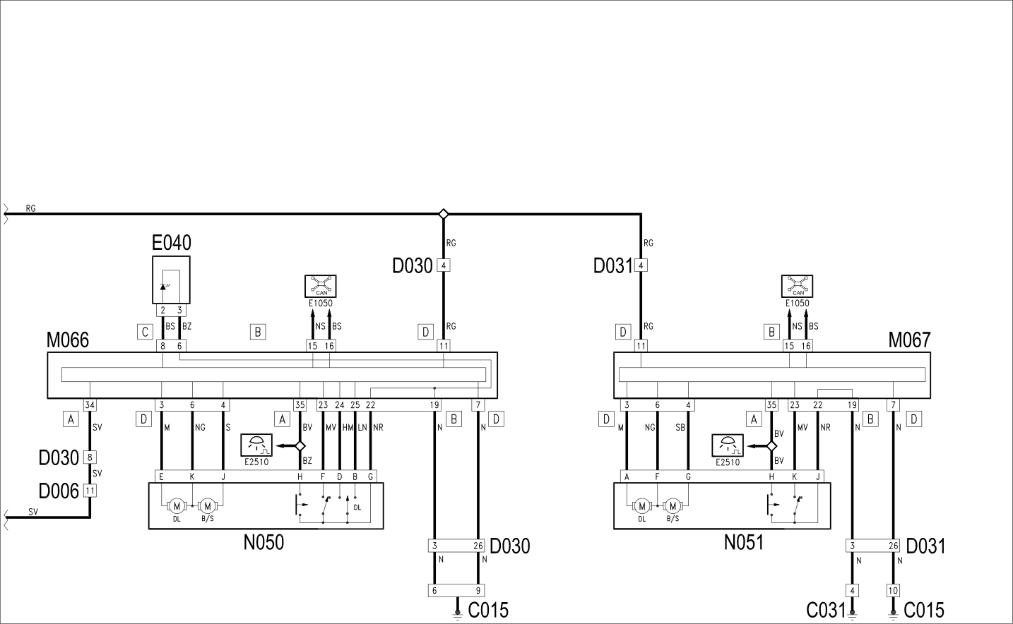 CENTRAL LOCKING - WIRING DIAGRAM