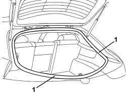 TAILGATE COMPARTMENT SEAL - R+R