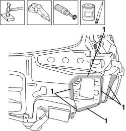 R.R. REAR WING LOWER FRAME