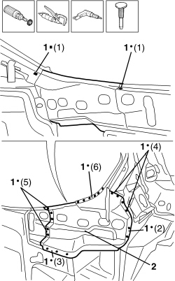 R.R. REAR LIGHT CLUSTER HOUSING