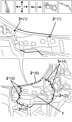 R.R. REAR LIGHT CLUSTER HOUSING