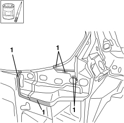 R.R. REAR LIGHT CLUSTER HOUSING