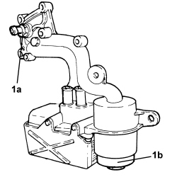 ENGINE OIL HEAT EXCHANGE MOUNT R R