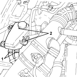 POWER STEERING FLUID RESEVOIR - R.R.