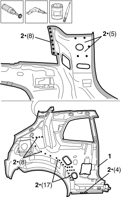 R.R. REAR WING FRAME