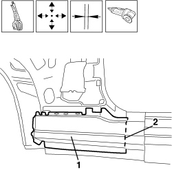 R.R. REAR WING FRAME