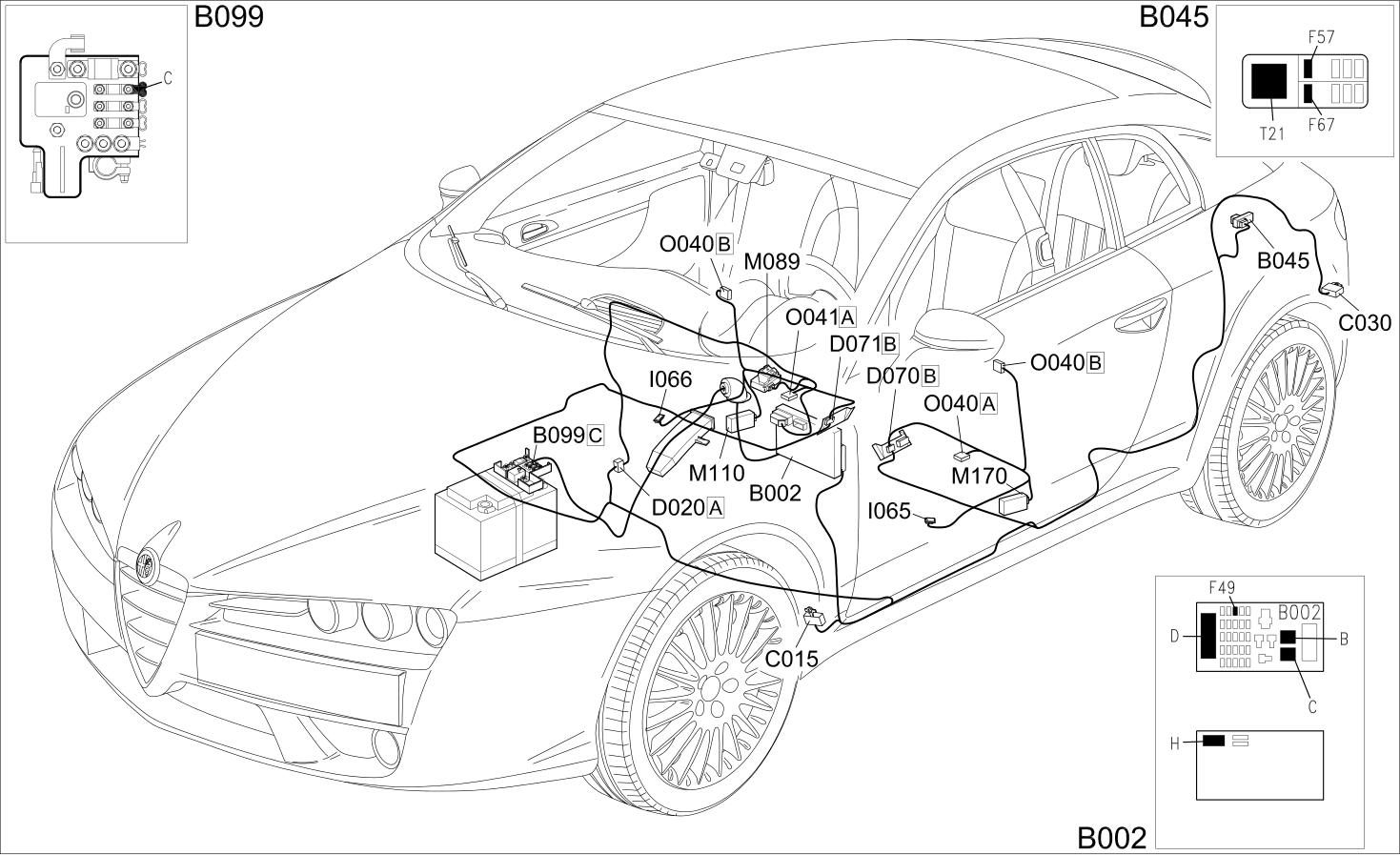 HEATED SEATS - COMPONENT LOCATION
