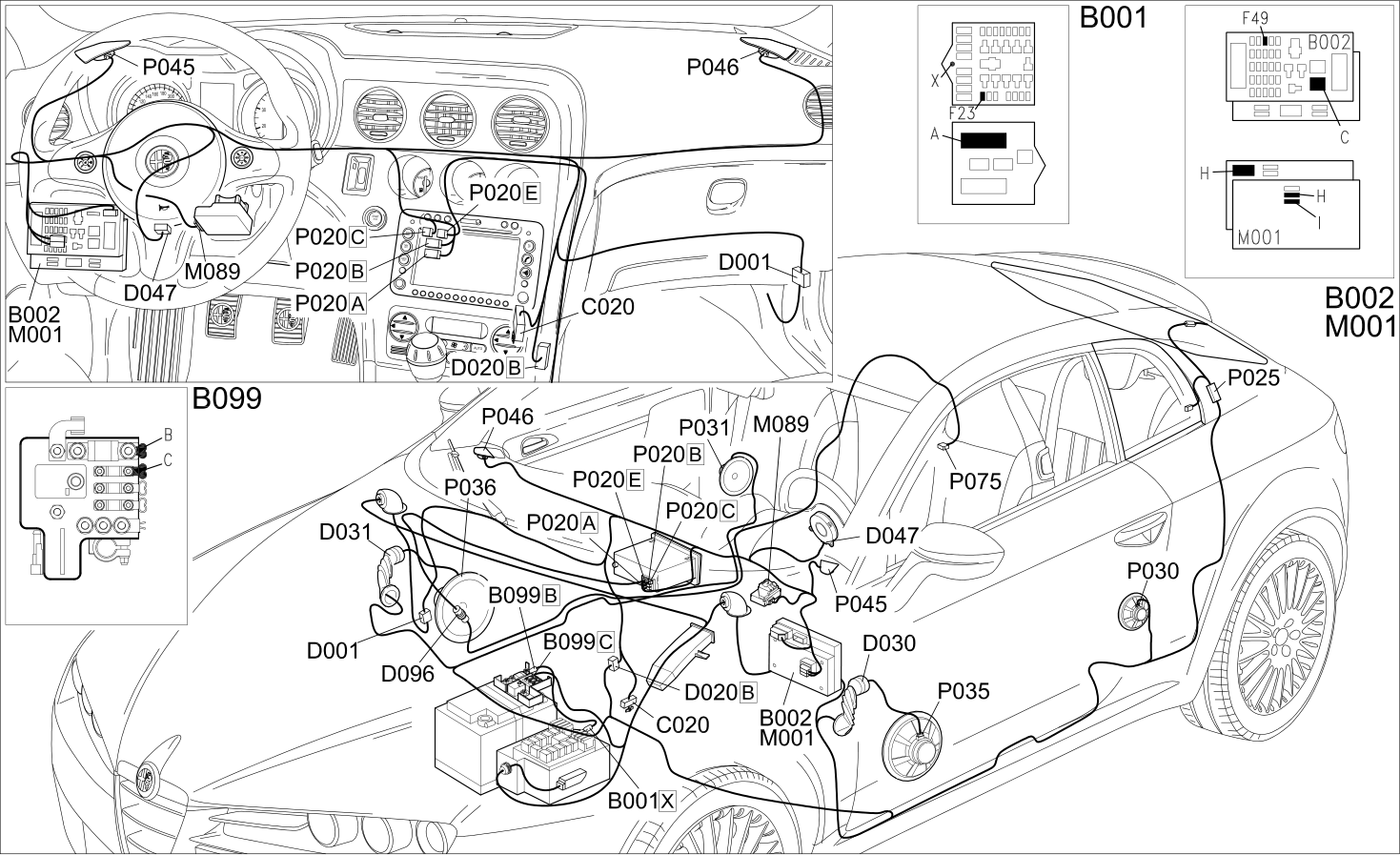 RADIO - COMPONENT LOCATION