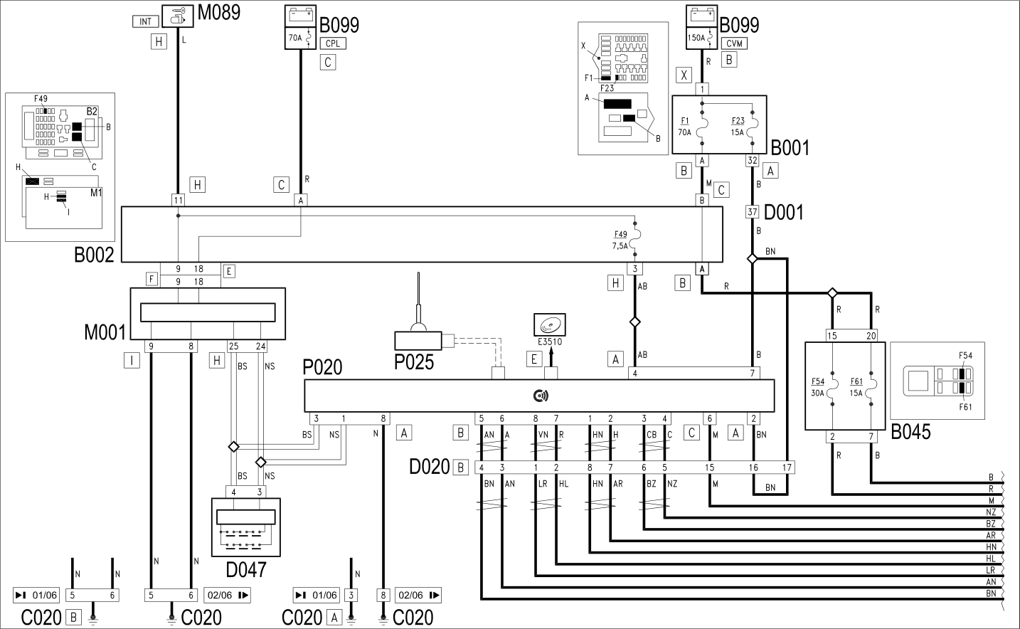 RADIO - WIRING DIAGRAM