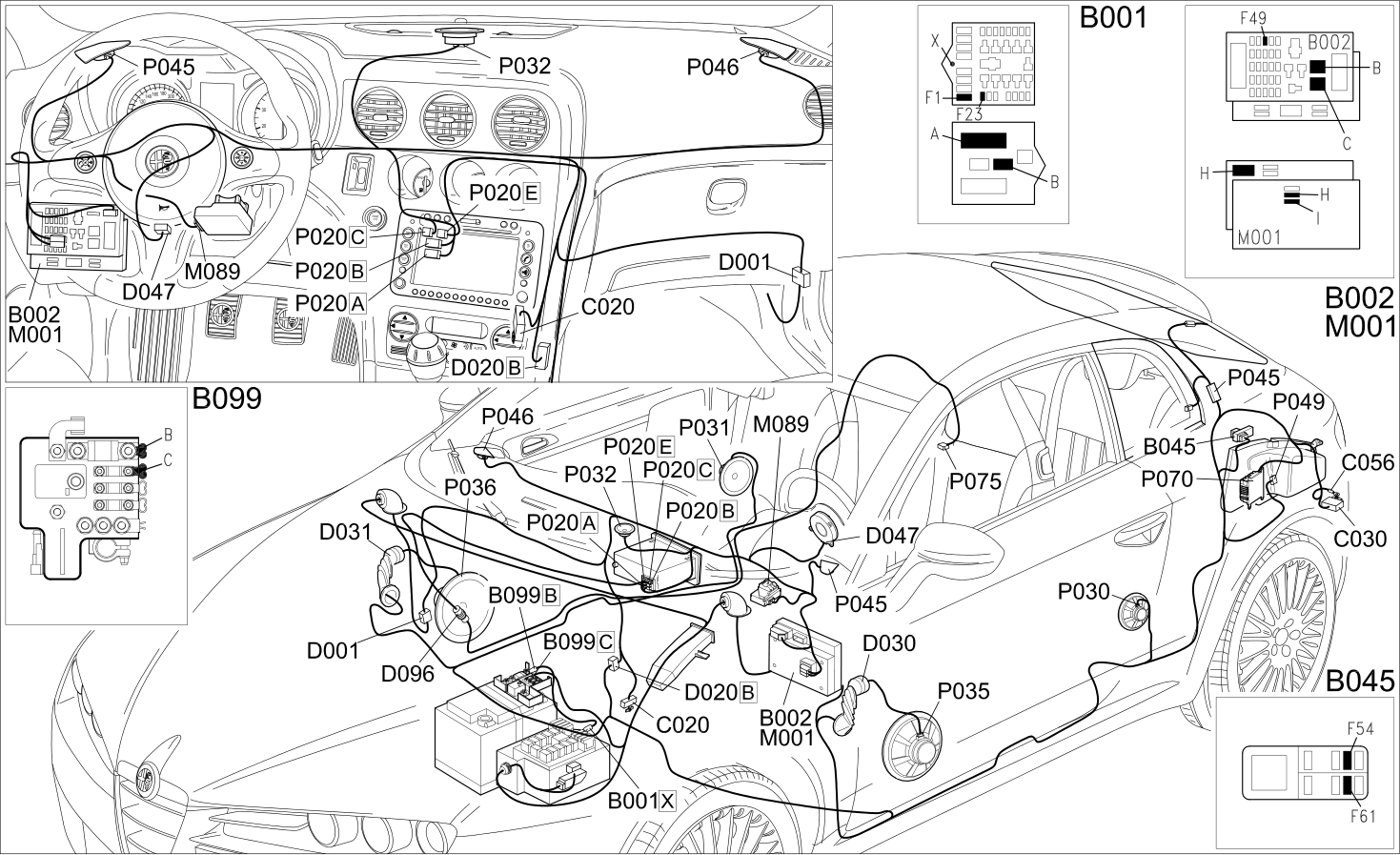 RADIO - COMPONENT LOCATION