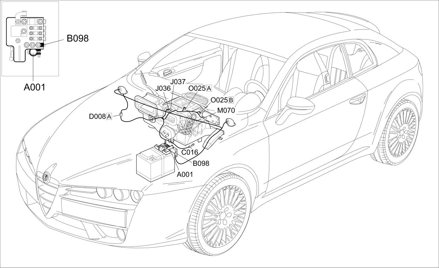 ADDITIONAL HEATER - COMPONENT LOCATION