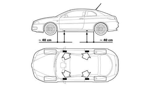 VEHICLE LIFTING POINTS
