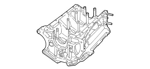 CRANK CASE AND COMPONENTS