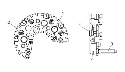 ALTERNATOR AND COMPONENTS