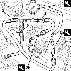 FUEL SYSTEM - CHECK DELIVERY PRESSURE