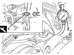 LUBRICATION SYSTEM - CHECK DELIVERY PRESSURE