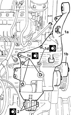 ENGINE - POSITION ON STAND AND REMOVE