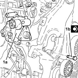 ENGINE - POSITION ON STAND AND REMOVE