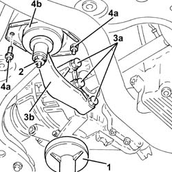 POWER UNIT INTERMEDIATE MOUNT FLEXIBLE BLOCK - REPLACE