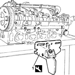 SINGLE CYLINDER HEAD, REMOVED - OVERHAUL