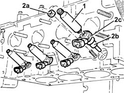SINGLE CYLINDER HEAD, REMOVED - OVERHAUL