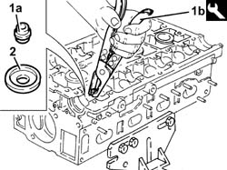 SINGLE CYLINDER HEAD, REMOVED - OVERHAUL