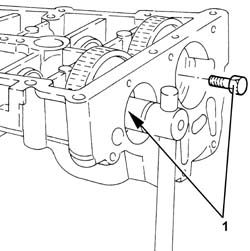 SINGLE CYLINDER HEAD, REMOVED - OVERHAUL