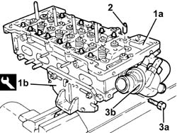 SINGLE CYLINDER HEAD, REMOVED - OVERHAUL