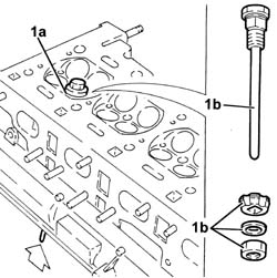SINGLE CYLINDER HEAD, REMOVED - OVERHAUL