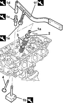 R CYLINDER HEAD - OVERHAUL