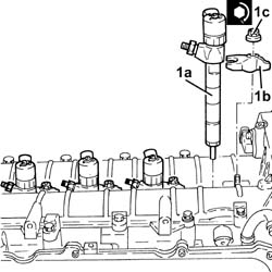 TOOTHED TIMING BELT - R R WITH ENGINE REMOVED