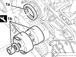 CAMSHAFT IN CYLINDER HEAD - R R ON VEHICLE