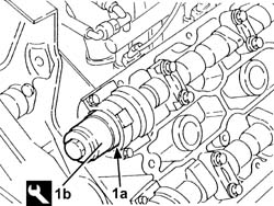 FRONT OIL SEALS OF L/H OVERHEAD CAMSHAFT - REPLACE