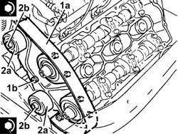 FRONT OIL SEALS OF L/H OVERHEAD CAMSHAFT - REPLACE