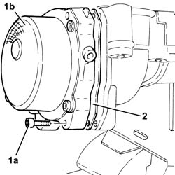CAMSHAFT IN CYLINDER HEAD - R R WITH HEAD REMOVED