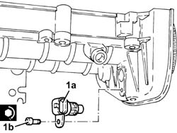 CAMSHAFT IN CYLINDER HEAD - R R WITH HEAD REMOVED