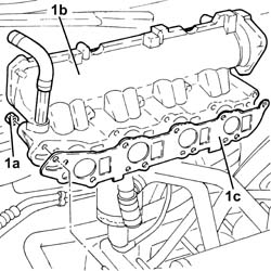 INLET MANIFOLD - R + R AND REPLACE SEAL