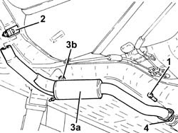 INTERMEDIATE EXHAUST SILENCER - R + R