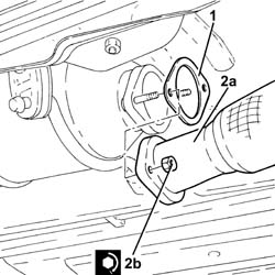 FRONT CATALYTIC CONVERTER ATTACHMENT SEAL - REPLACE