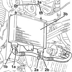 ENGINE OIL COOLING RADIATOR - R + R