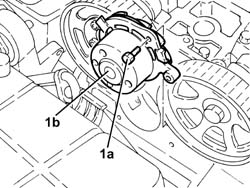 WATER PUMP - R + R WITH DRIVE BELT REMOVED