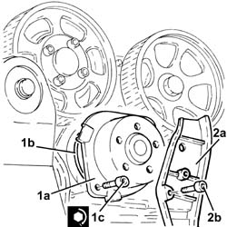 WATER PUMP - R + R WITH ENGINE REMOVED