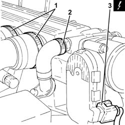 WATER PUMP - R + R WITH ENGINE REMOVED