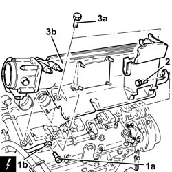 WATER PUMP - R + R WITH ENGINE REMOVED