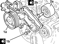 WATER PUMP - R + R WITH ENGINE REMOVED