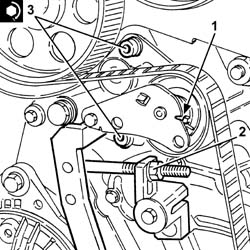WATER PUMP - R + R WITH ENGINE REMOVED