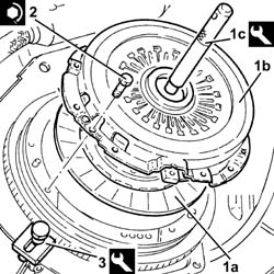 CLUTCH - R + R WITH GEARBOX REMOVED